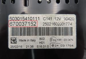 Maserati - Ghibli vanaf 2013 Tellerpaneel reparatie